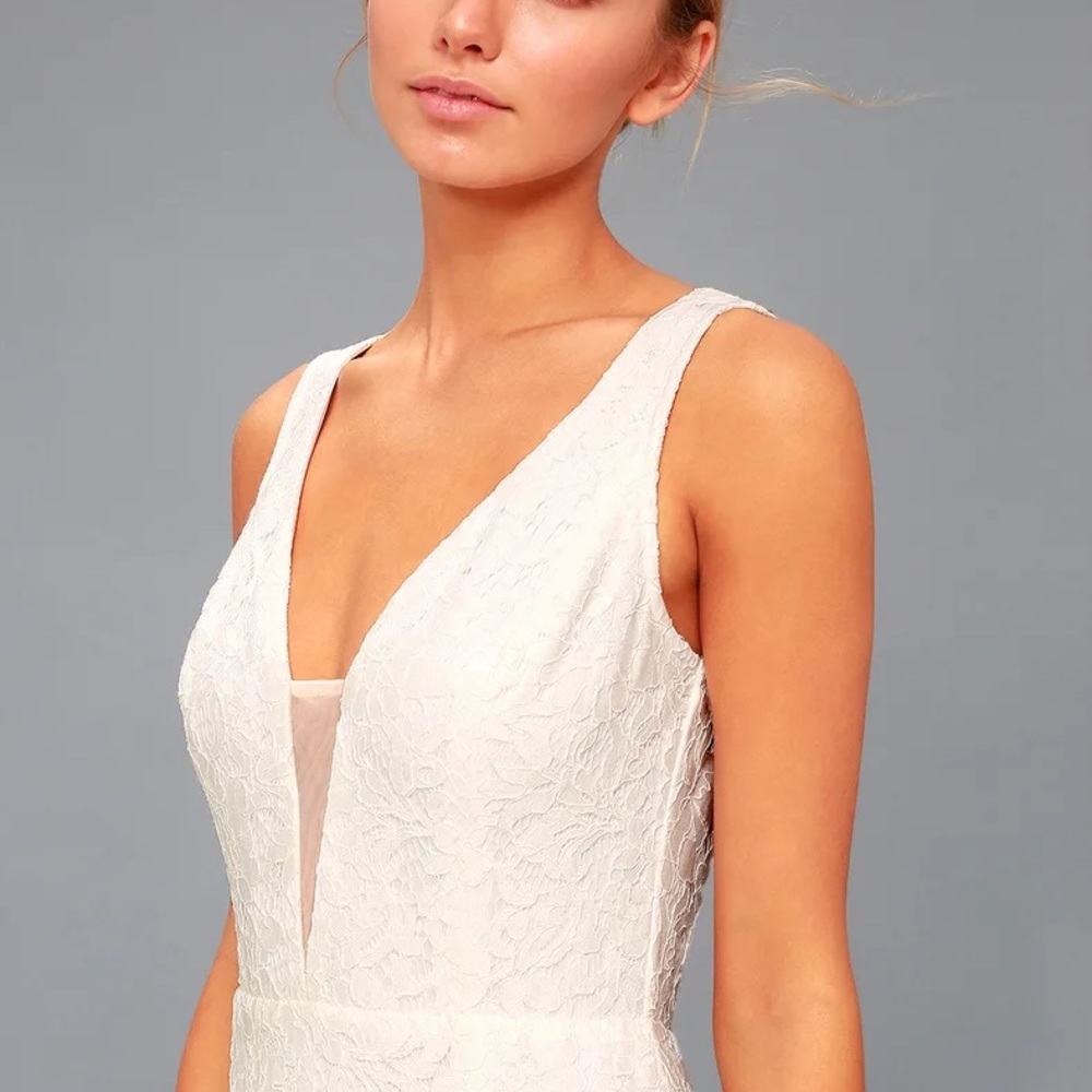 White Lace Maxi Dress (Perfect for a Wedding)